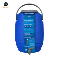 Botijão Estacionário Aspen Azul 9l com Porta Copo - 1 unidade - Soprano